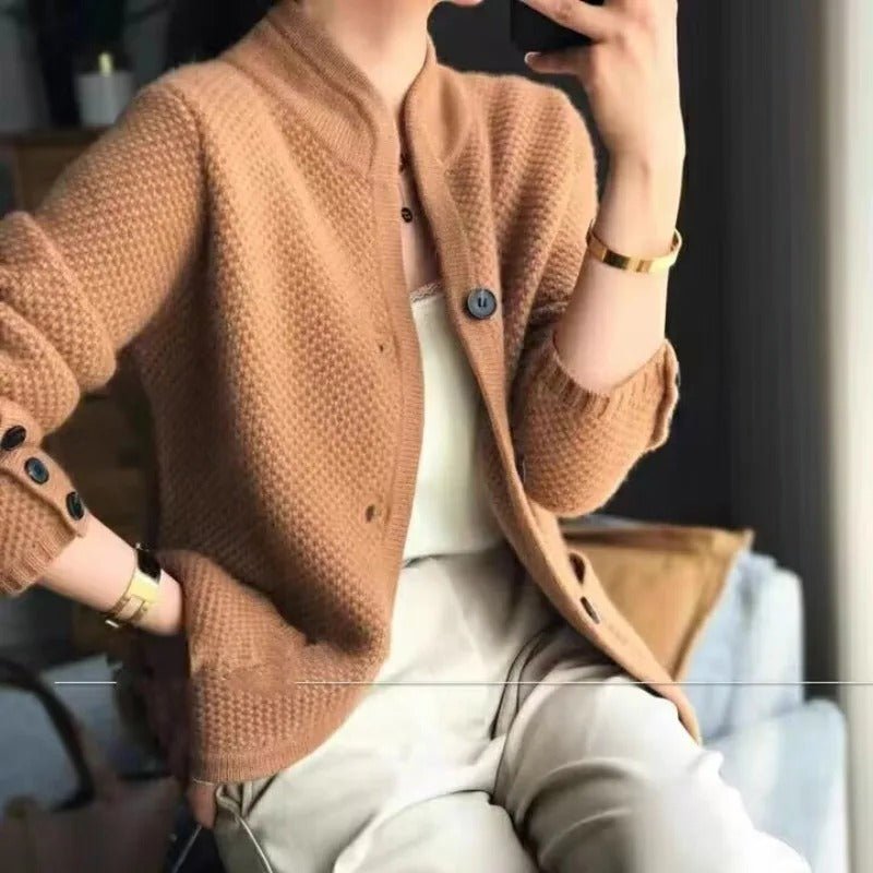 Chaqueta de punto con botones para mujer - Imagen 2
