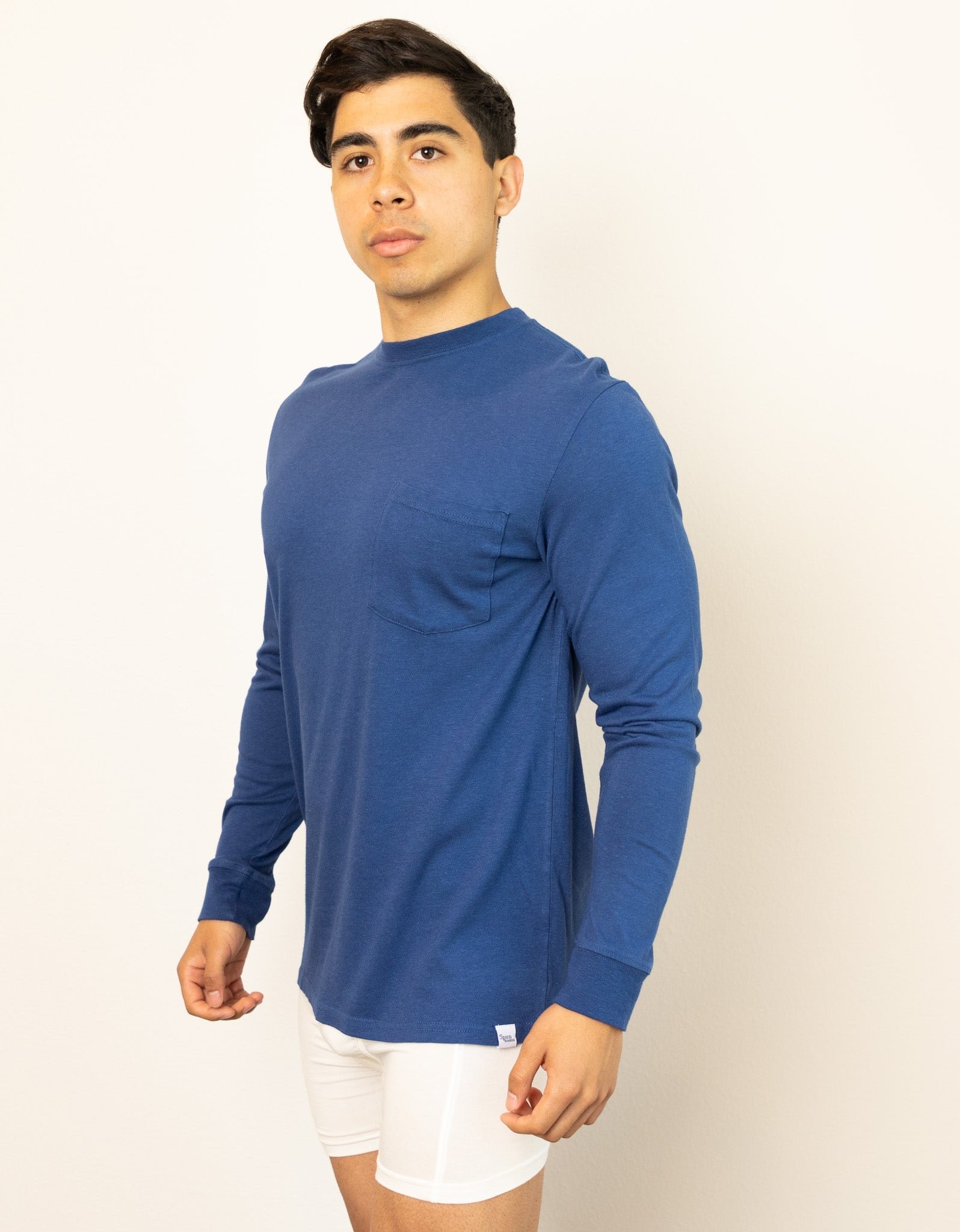 Camiseta de viscosa de bambú de manga larga
