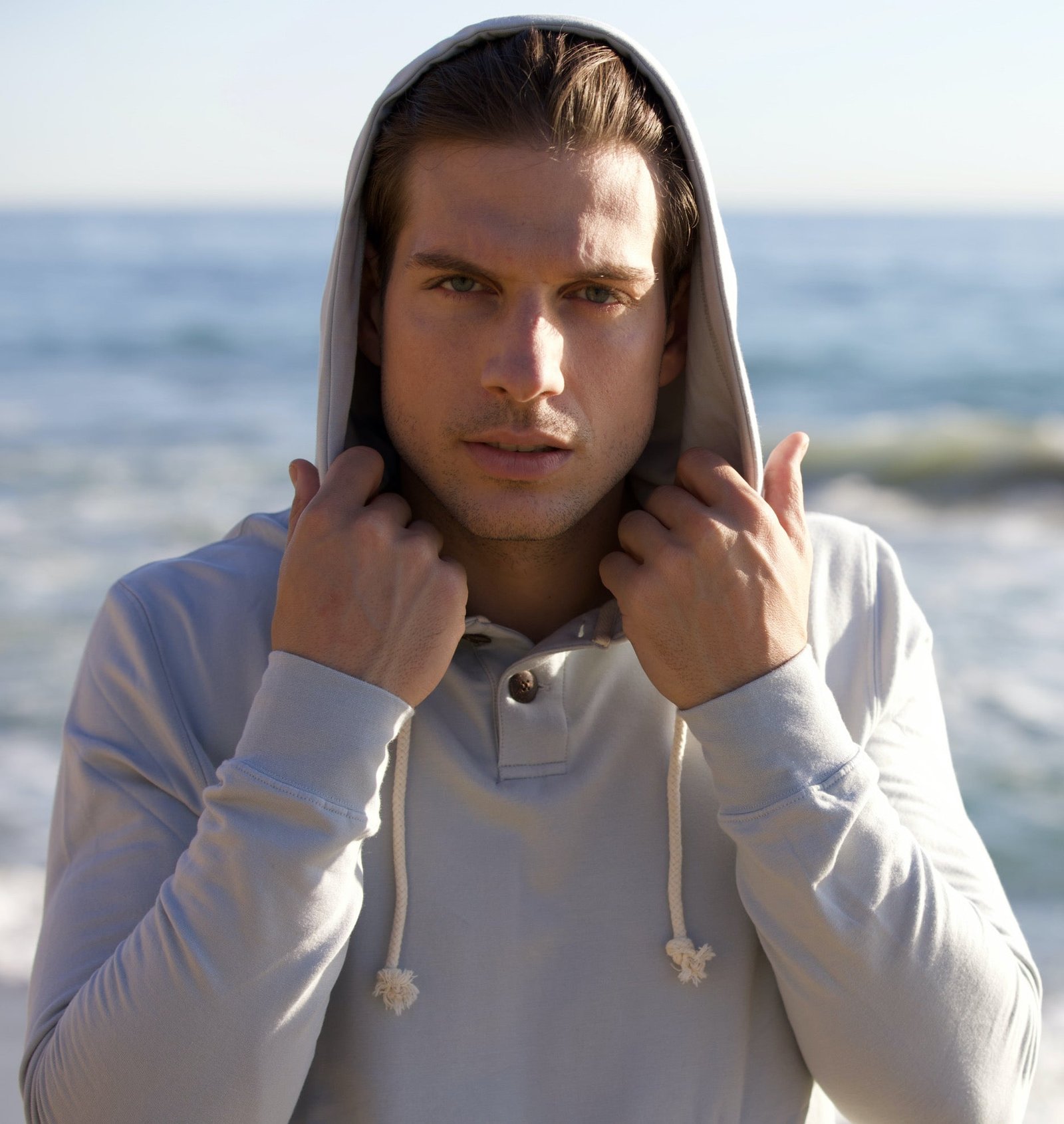 Sudadera henley de felpa con mezcla de bambú - Imagen 2