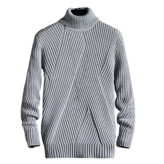 Jersey de cuello alto con canalé grueso - Imagen 3