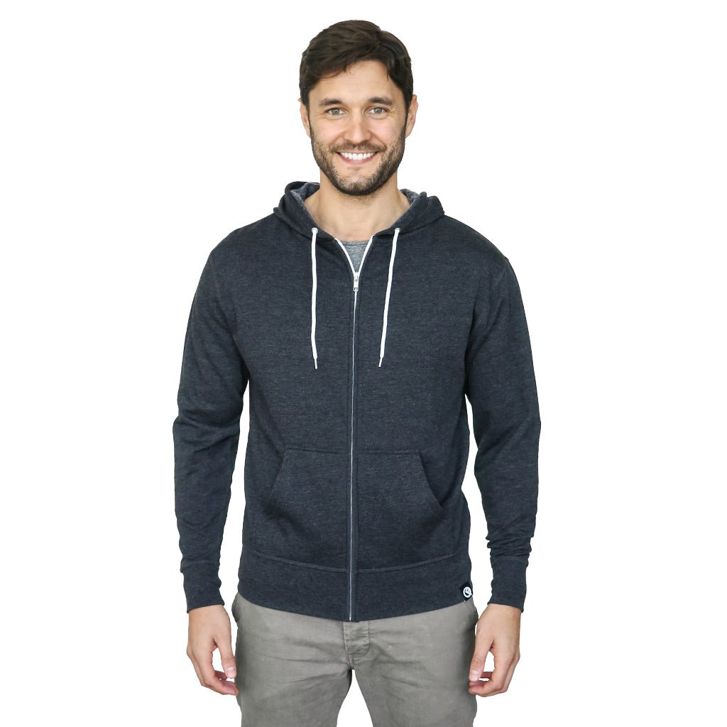 Sudadera ligera convertible en gris carbón - Imagen 2