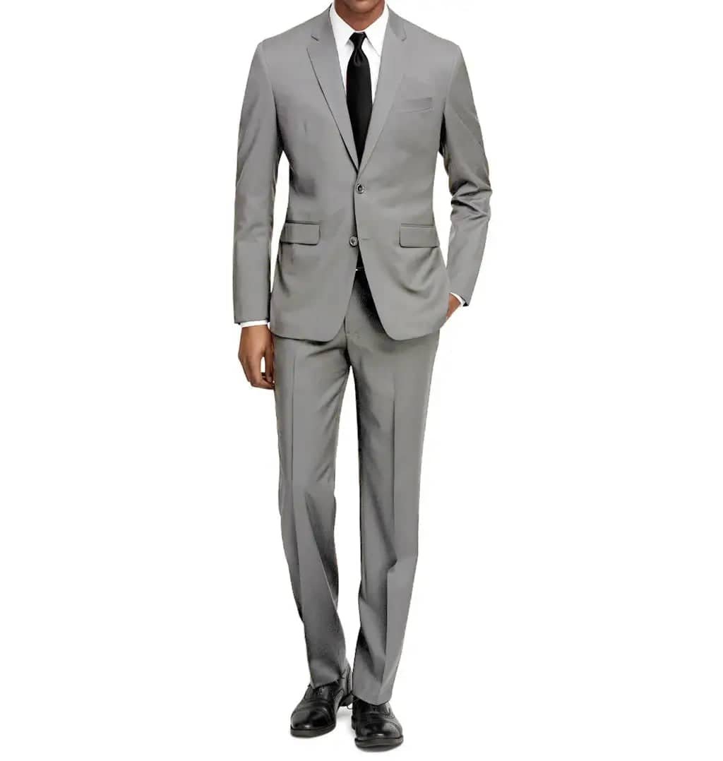 Traje slim de dos piezas para oficina - Imagen 3
