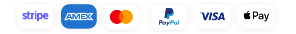 Métodos de pago aceptados