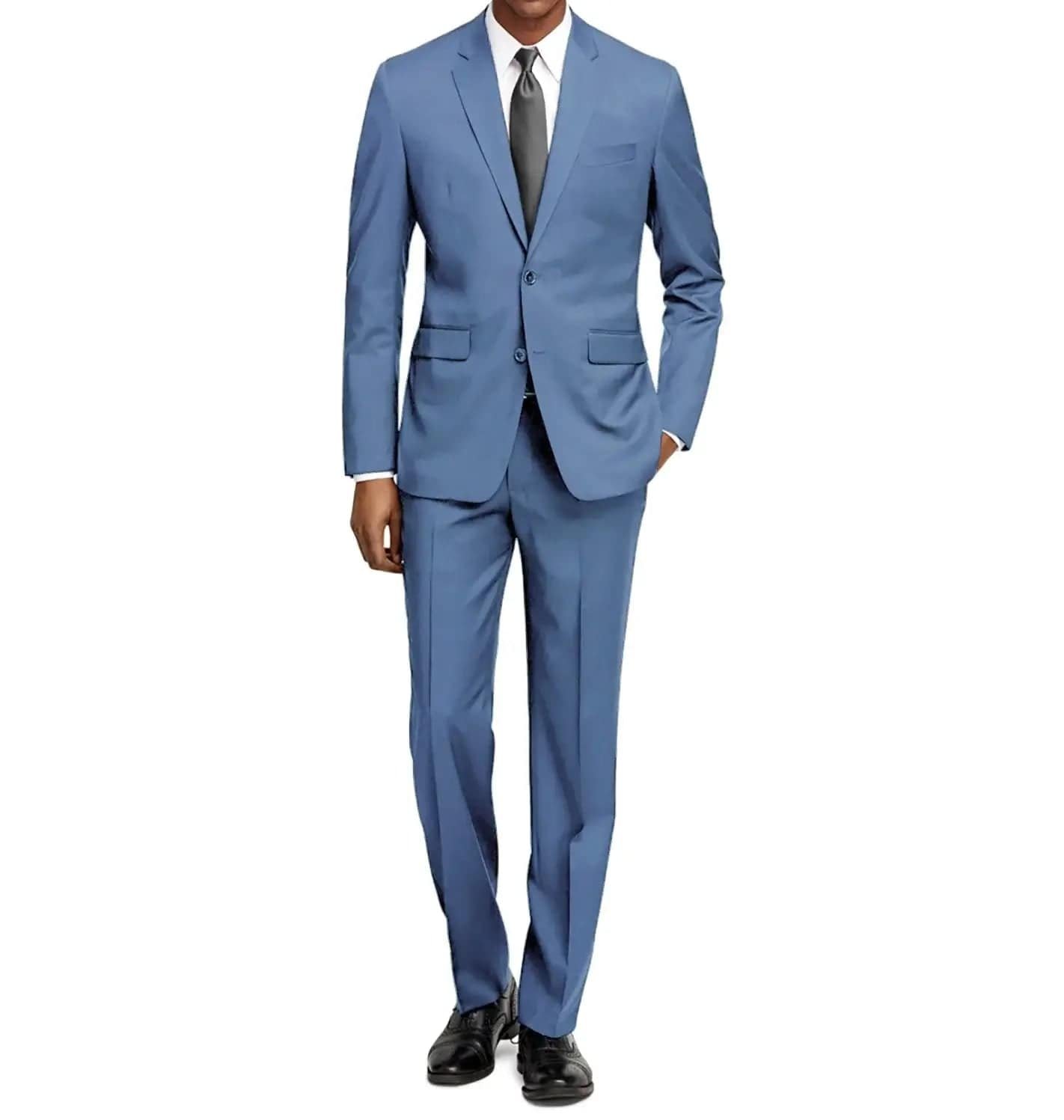 Traje slim de dos piezas para oficina - Imagen 2