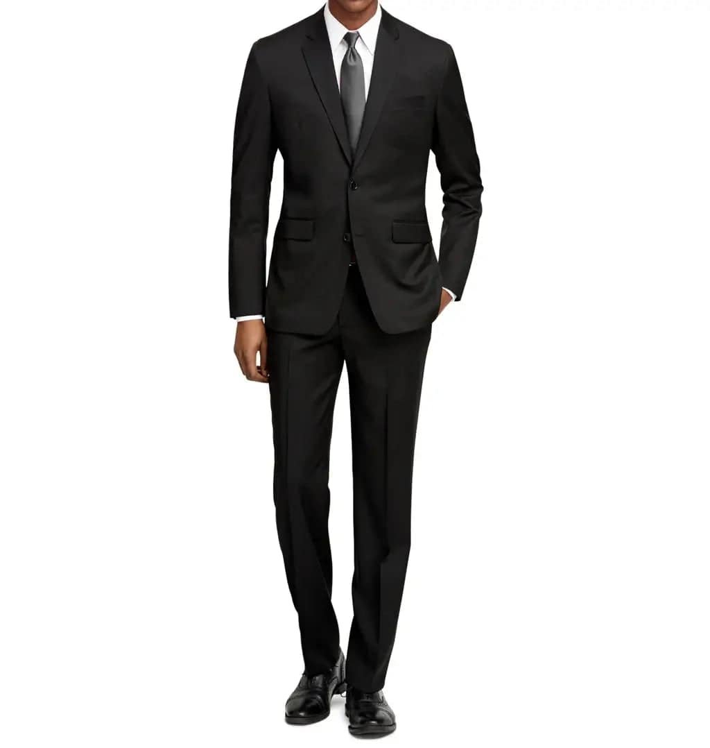 Traje slim de dos piezas para oficina