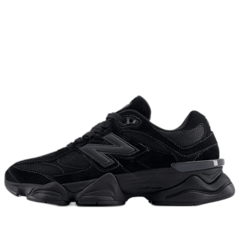 Zapatilla Monocromo Negro Hombre